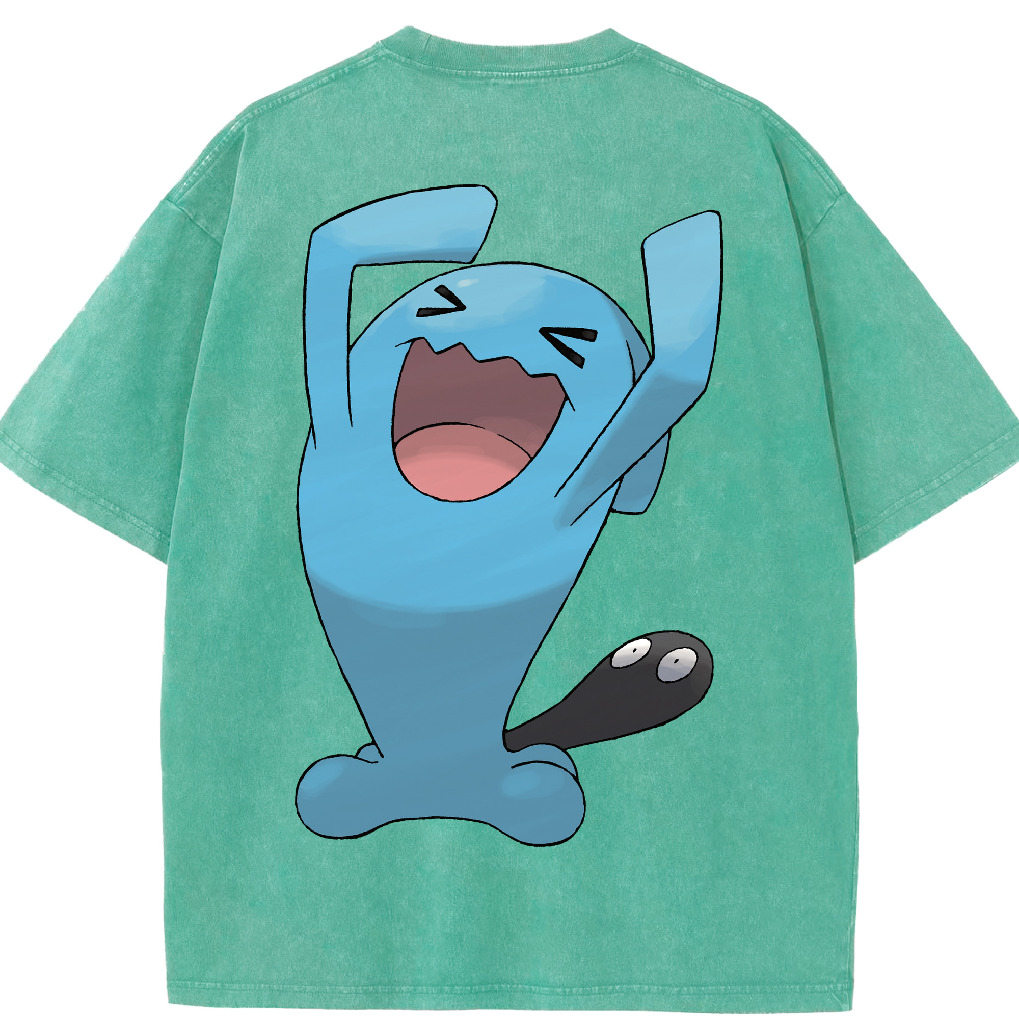 （画像用） ポケットモンスター Pokémon 綿100% ヴィンテージ風 半袖Tシャツ（背面プリント）
